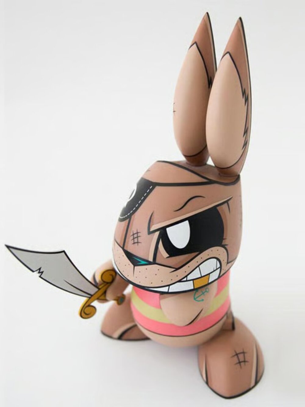 The Loyal Subjects Chaos Bunnies 10" Vinyl Figures Pirate Bunny JLed Limited